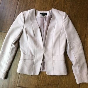 H&M nude pink blazer